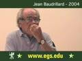 Jean Baudrillard. Violence of the Image. Lecture. 2004. 5/9