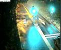 Car eject by roadblock