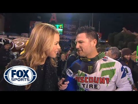 Reed - SX: Chad Reed holds off pressure from Ken Roczen for 20 laps to get his 2nd win of 2014.