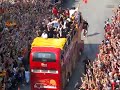Macedonian NT celebration in Skopje after finishing 4-th at EUROBASKET 2011 in Lithuania