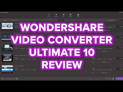 Wondershare Video Converter Ultimate 10 Review - Video Converter Software