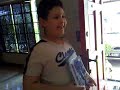 beng kooi delivers a gift to sean from tsem rinpoche - rinpoche is always so thoughtful and kind to everyone, no matter how young or old :)