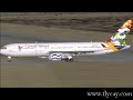 CAY B763 Heavy Landing