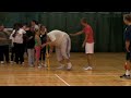 Kareem Maylah takes a fall - Head on Pole Game