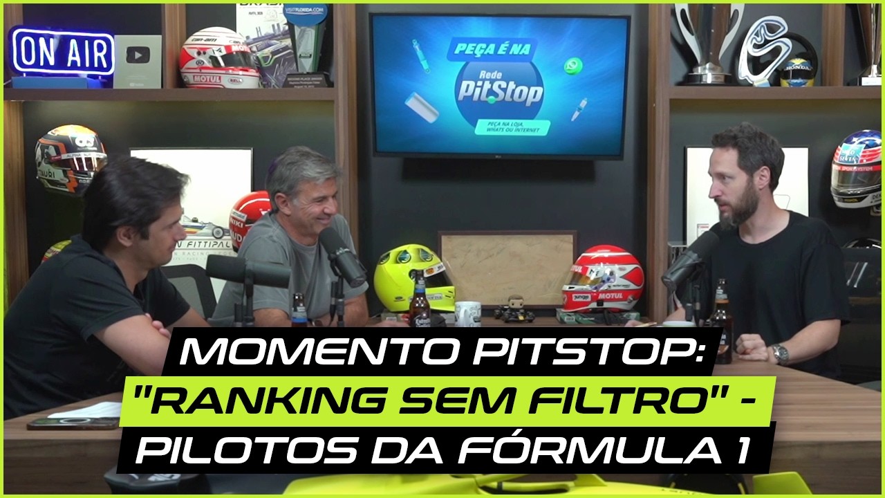 Momento Pitstop: "RANKING SEM FILTRO" - Pilotos da Fórmula 1 #cortes #pelaspistaspodcast
