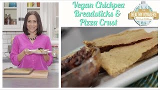 Vegan and Gluten Free Chickpea Breadsticks and Flatbread Recipe