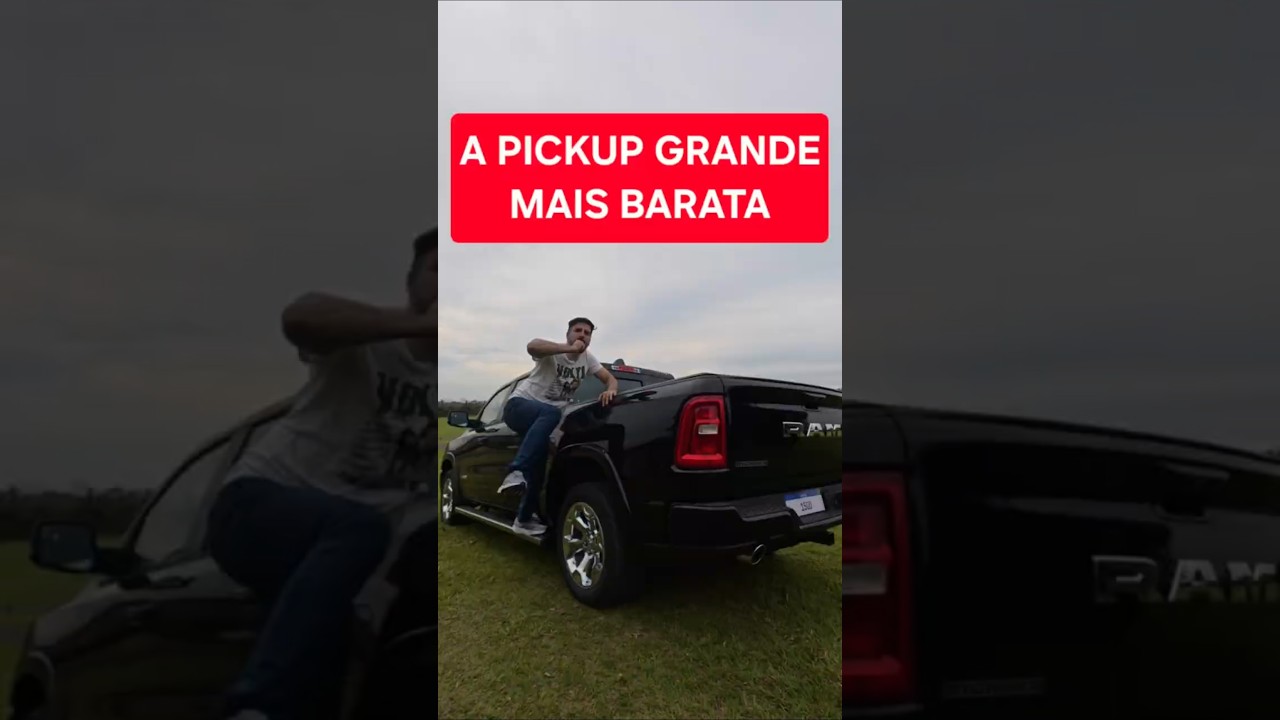 RAM 1500 BIGHORN É A MAIS BARATA PICKUP GRANDE!