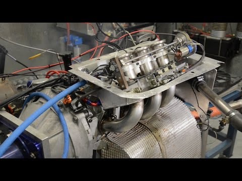SCREAMING 20B rotary engine dyno ~ JPC