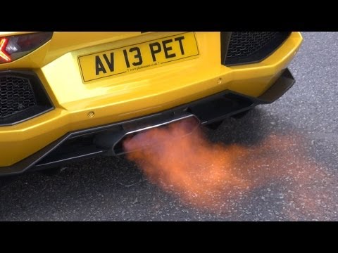 Lord Aleem’s LAMBORGHINI AVENTADORS cause MAYHEM in London ! HUGE REVS & FLAMES