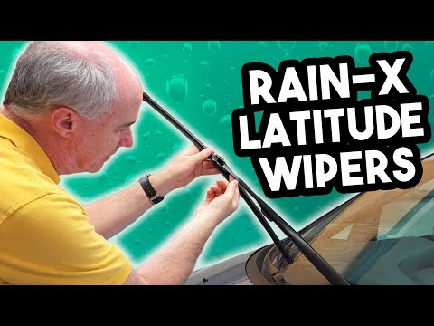 how to apply rain x windshield wipers