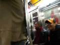Celebrating Obama New York subway-style!