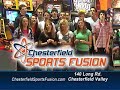 chesterfield sports fusion has over 35000 square feet of fun! home to an indoor miniature golf course, a 2 story laser tag arena, a 45 game arcade, the grind obstacle course, jump shot, sport court, a rockclimbing wall, and an indoor playground. book your birthday party and come visit us in chesterfield, missouri today!