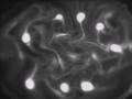 SAW and evaporation induced particle collection on surface of sessile droplet fascinating nonlinear patterns.m4v