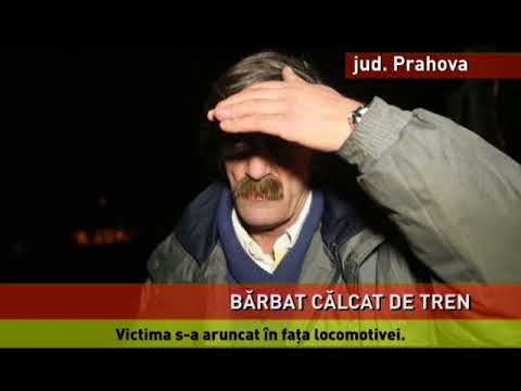 Bărbat călcat de tren