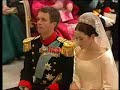 Frederik & mary of denmarks wedding - departure from church