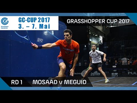 Squash: Mosaad v Meguid - Grasshopper Cup 2017 Rd 1 Highlights