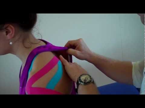 how to apply kinesio tape to a shoulder