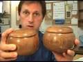 Vintage Japan Go Wooden Bowls - Slate & Seashell Stones