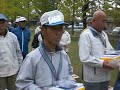 年代別のグラウンド・ゴルフ大会表彰式