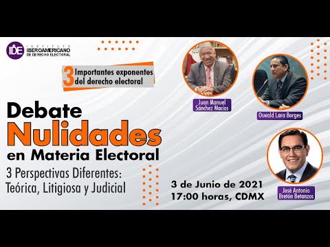 Debate Nulidades en Materia Electoral. 3 Perspectivas Diferentes: Teórica, Litigiosa, y Judicial