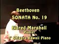 Eldred Marshall - Beethoven Sonata no. 19 in g minor