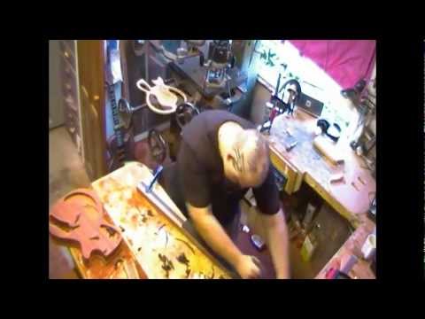 An entire custom guitar build in timelapse - part 1