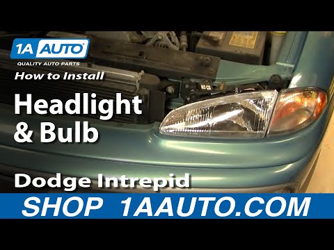 How To Install Replace Headlight and Bulb Dodge Intrepid 93-97 1AAuto.com