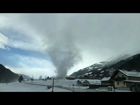 Wetterphnomen: Mini-Tornado in sterreich