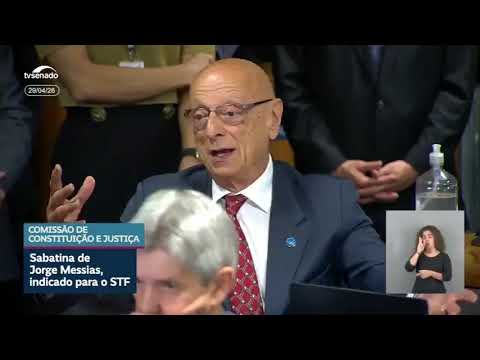 Amin declara voto contrário à indicação de Messias e critica “processo de desmoralização” do STF