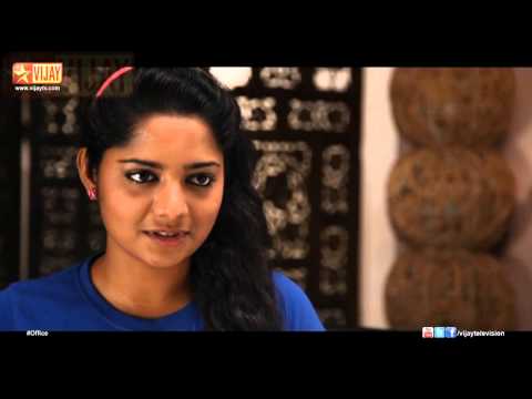 office - ஆபீஸ்! Raji's father comes to her house and is a bit worried as she is staying alone in the house. Karthi comes back to the house once Raji's father leaves. ...
