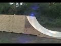 Chris Bartnicki showing off his backyard setup