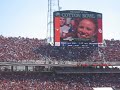 Fans at the University of Texas and University of Oklahoma college football game at the Cotton Bowl get excited about The Jeff Dunham Show!