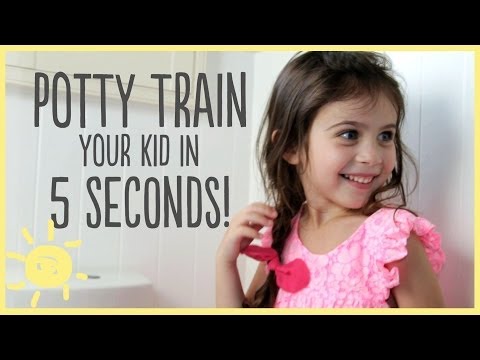 how to train a potty to a toddler