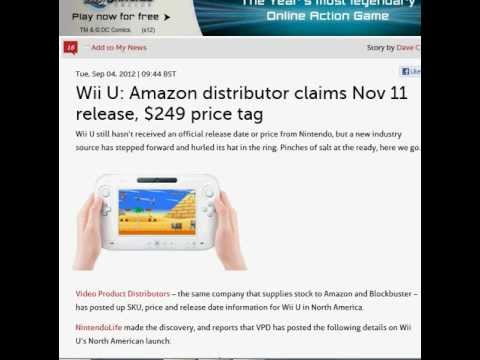 Nintendo Wii U Release Date, Nintendo Wii U Bundles?, $249.99 Price Tag LEAKED?