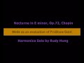 Rudy Hung plays Chopin's Nocturne in E Minor, Op.72
