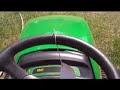 John Deere Tractor LT150 lawnmower mower with trailer GO-HD
