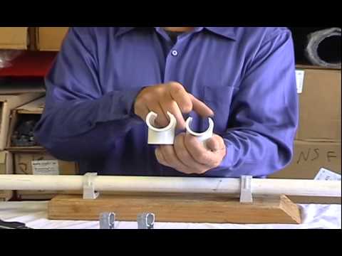 how to make your own pvc snap clamps