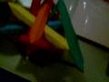 Improper 5-Intersecting Tetrahedra (completed) (Modular Origami)