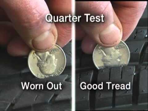 how to check tire tread