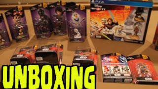 Disney Infinity 3.0 Star Wars Unboxing! All Characters + Review