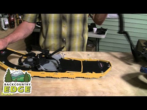 how to fasten msr snowshoes