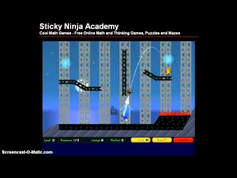 Coolmath-Sticky ninja academy Level 10-13