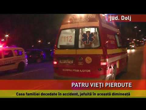 O familie întreagă a murit, într-un accident produs aproape de Calafat