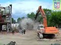 Szamotuly - silos demolition Szamotuly - silos demolition
