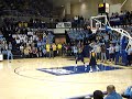 Jerel McNeal teams up with Maurice Acker during the Marquette Madness 2007 Dunk Contest