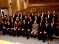 jauna muzika after concert in estonia with conductors tonu kaljuste, vaclovas augustinas and composer arvo part.