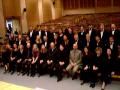 jauna muzika after concert in estonia with conductors tonu kaljuste, vaclovas augustinas and composer arvo part.