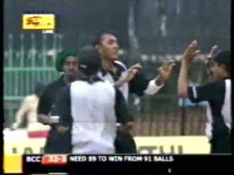 Bowler loses tooth (damn funny)