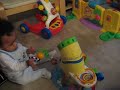 Jacob playing with his Brightlings