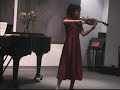prachi plays bach  air on g string  in 2004 